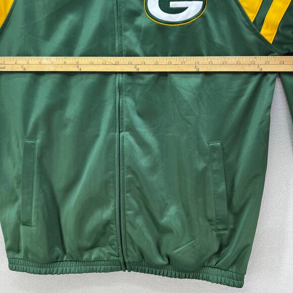 G-III Green Bay Packers Jacket Men's XL Green NFL Team Warm-up Full Zip Track - Picture 8 of 10